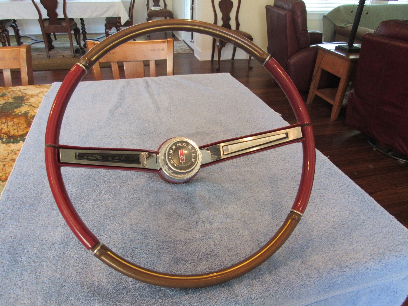 1965 Oldsmobile Custom Deluxe Steering Wheel N31 option Olds 88, 98, Starfire