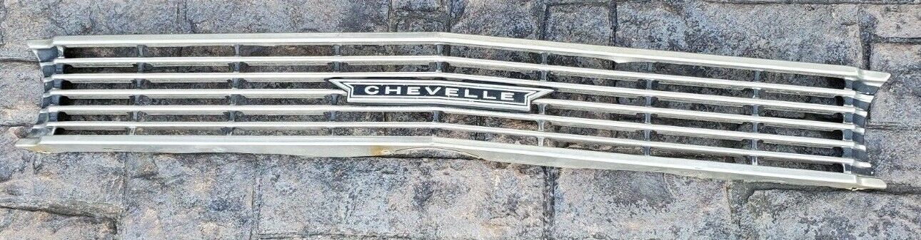 66 Chevrolet Chevelle and El Camino Grill with Emblem Standard OEM Used
