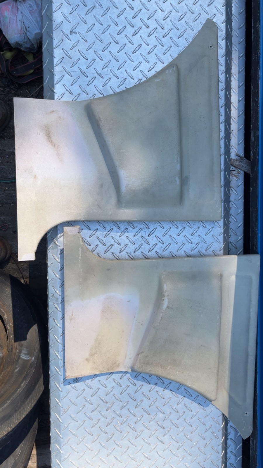 AMC Gremlin Rear Quarter Interior Kick Panels Right 3667730 Left 3667731