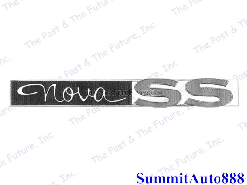 1963 1964 63 64 Chevy Nova Trunk Lid Emblem - NOVA / SS NOEM6364-2