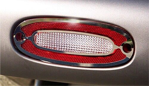 Plymouth Prowler High Polished Stainless Steel Bumper Light Bezels 822012-4