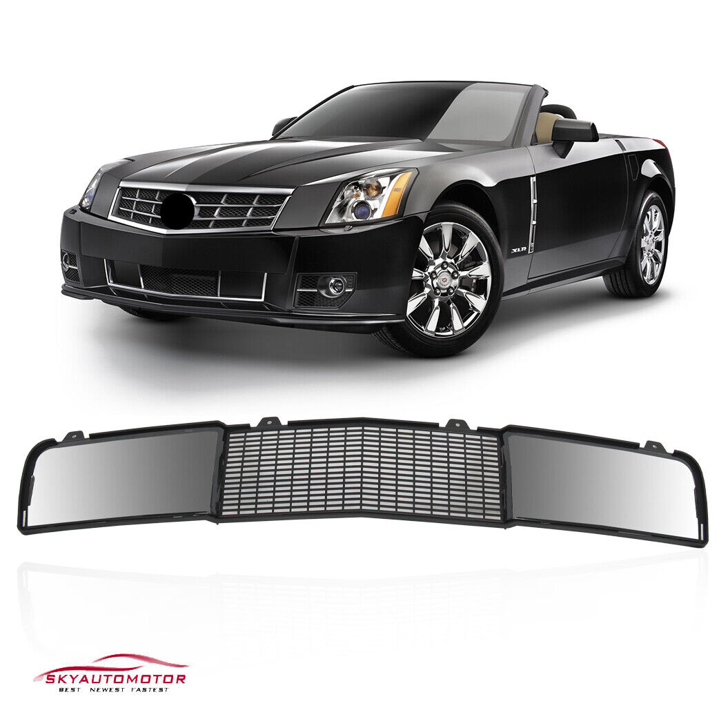 Fits 2004-2008 Cadillac XLR Front Bumper Lower Grille Matte Black New GM