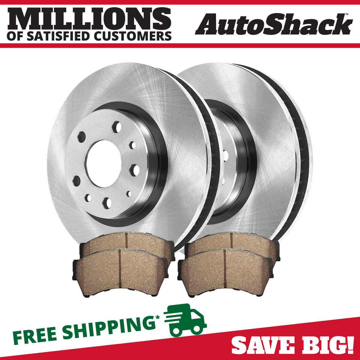 Front Brake Rotors & Pads for Ford Fusion Mercury Milan Lincoln MKZ 2006 Zephyr