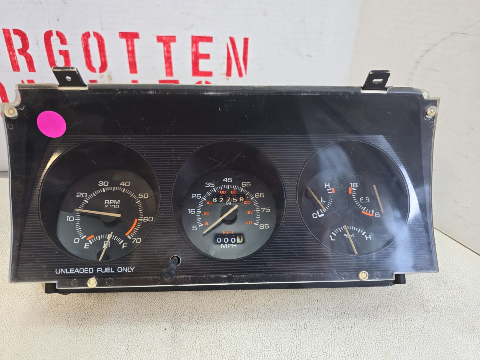 Dodge Shelby Charger Omni GLH Rampage Turismo Horizon Instrument Cluster