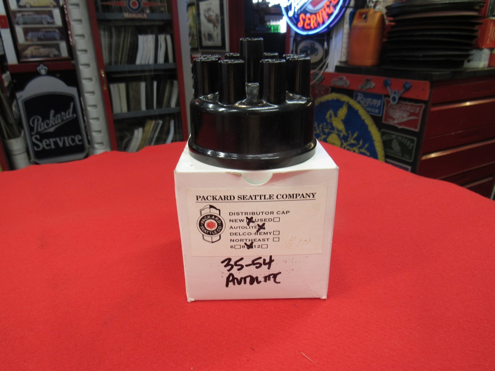 NOS 1935-54 Packard Eight Autolite distributor cap