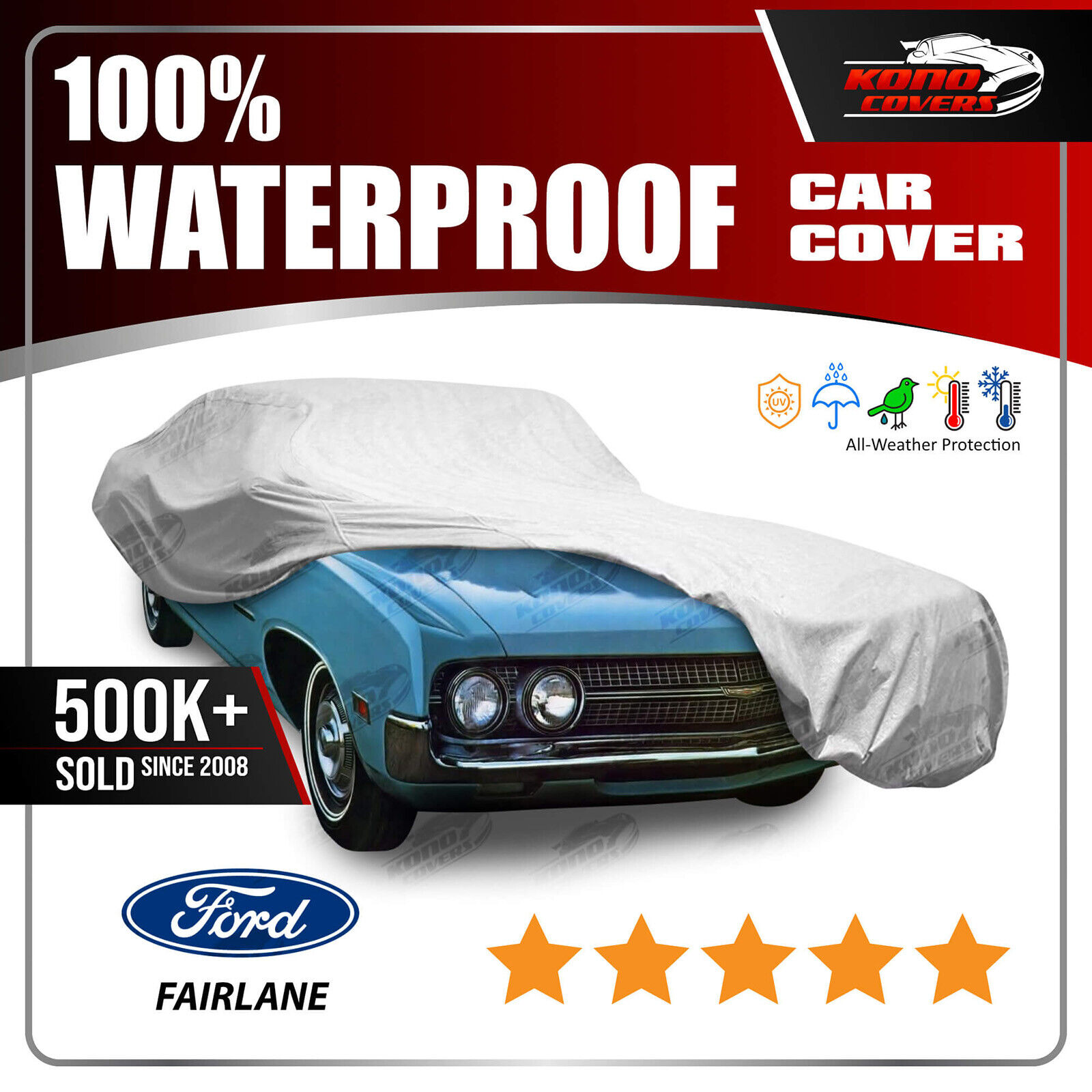 [FORD FAIRLANE] CAR COVER - Ultimate Full Custom-Fit All Weather Protection