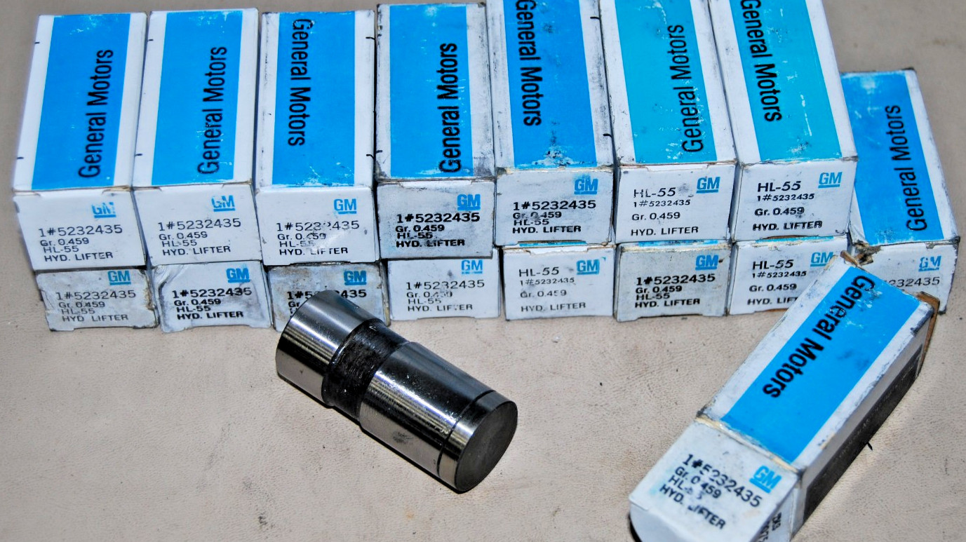 66-67 Oldsmobile 442 400 425 E Code .921 NOS Hydraulic Valve Lifters GM 5232435