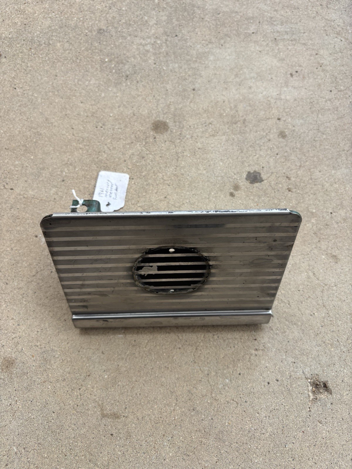 1961 Mercury Meteor rear fuel access door and trim