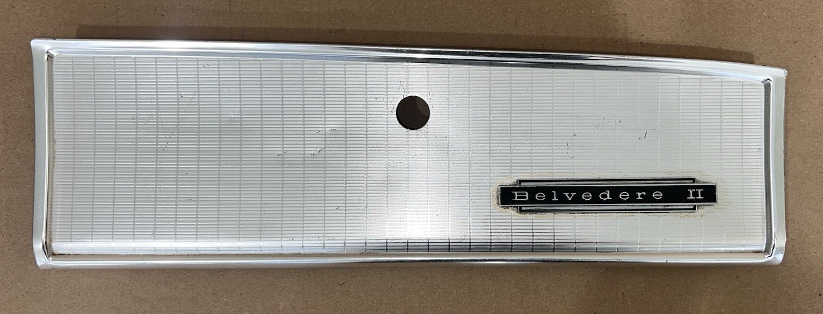 1965 Plymouth Belvedere II Glove Box Door w Emblem Mopar