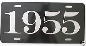 1955 LICENSE PLATE FITS CHEVY FORD MERCURY BUICK DODGE OLDSMOBILE STUDEBAKER 55