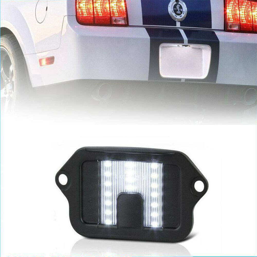 Fits 2005-2009 Ford Mustang 1 x  18 SMD LED License Plate Light Lamp Housing