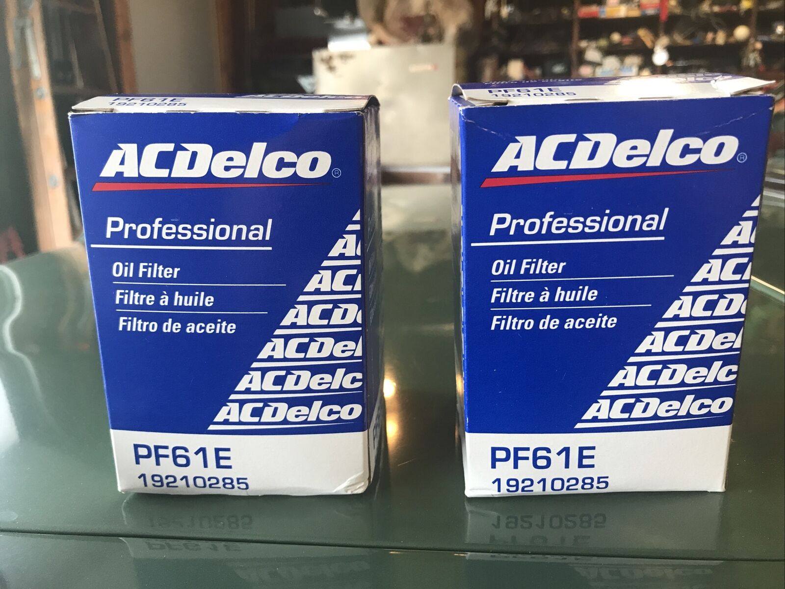 Ac Delco Oil Filter Pf 61E. Number 19210285 Professional Oil Filter.￼￼ 2 Pack.