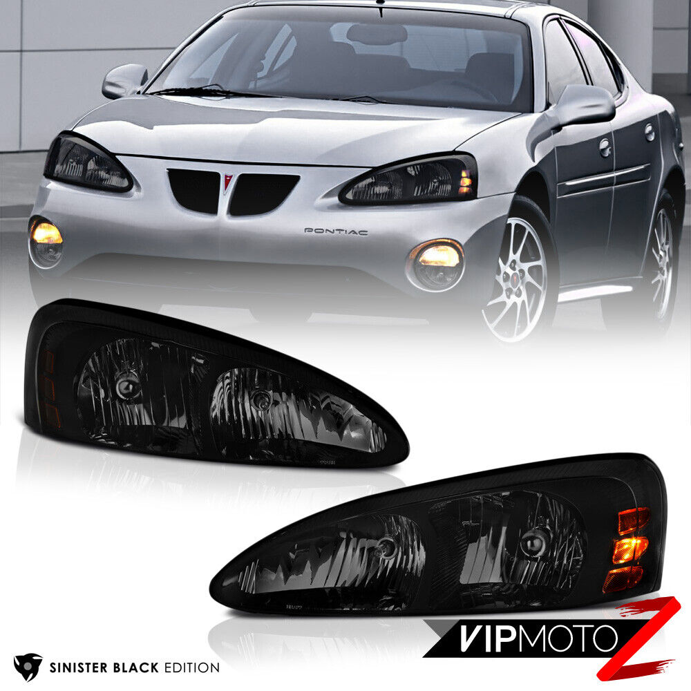 2004-2008 Pontiac Grand Prix [Sinister Black] Factory Style Headlights GXP GTP