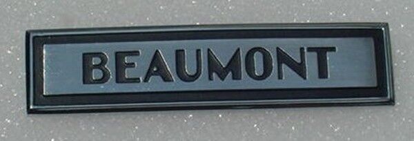 Pontiac NEW 68 Beaumont Door Panel emblem Canadian 1968 C-BEAU