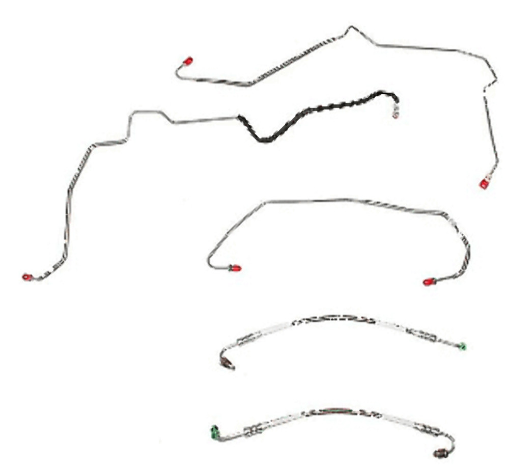 Front Brake Line Kit Fits Chevrolet Monte Carlo 2004-2005 w/ AWABS-AKT0002OM