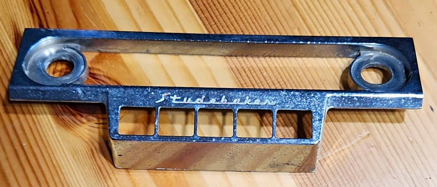 Vintage 1953-1956 Studebaker President Commander Philco Radio Bezel Overlay 56-9