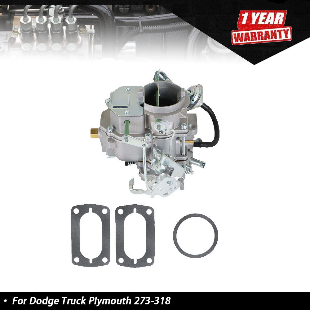 Carburetor Carb For Dodge Truck Plymouth 273-318 Engine 2BBL C2-BBD BARREL 5.2L