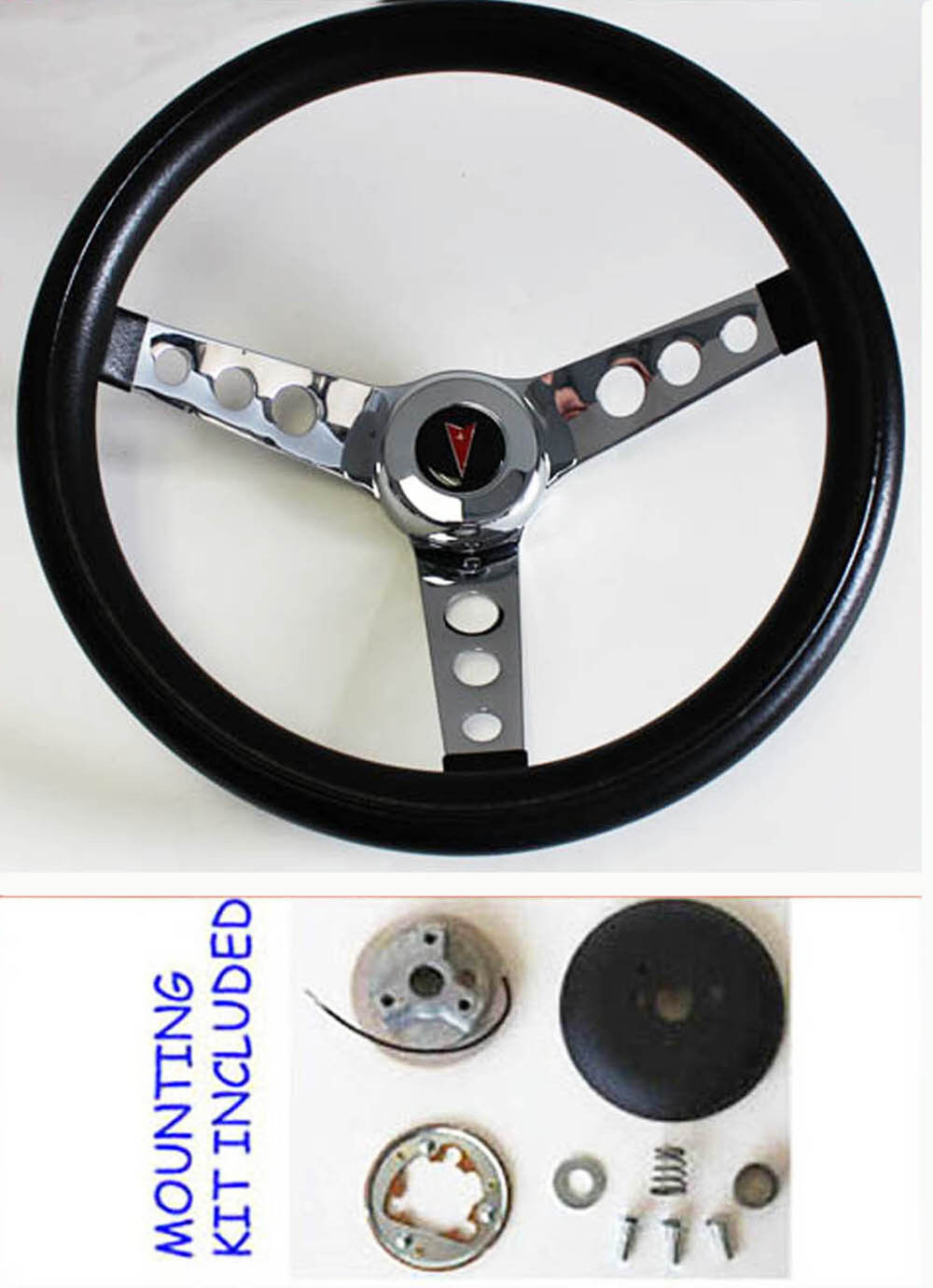 Pontiac Firebird Trans Am LeMans Grant Steering Wheel Black 13 1/2