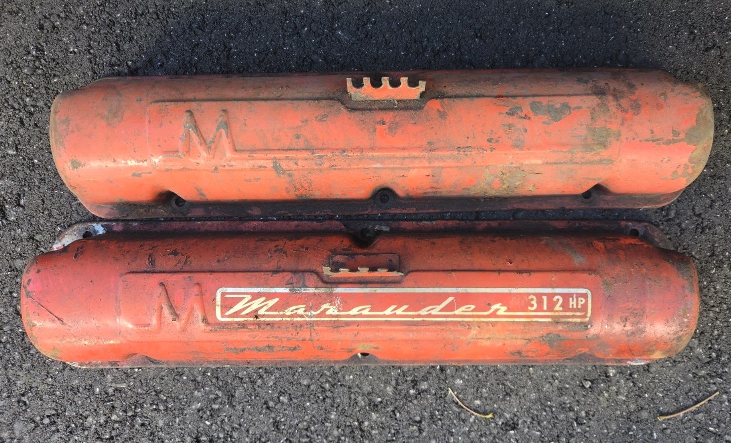 1958 1959 1960 Mercury Marauder V8 Engine Valve Covers OEM 