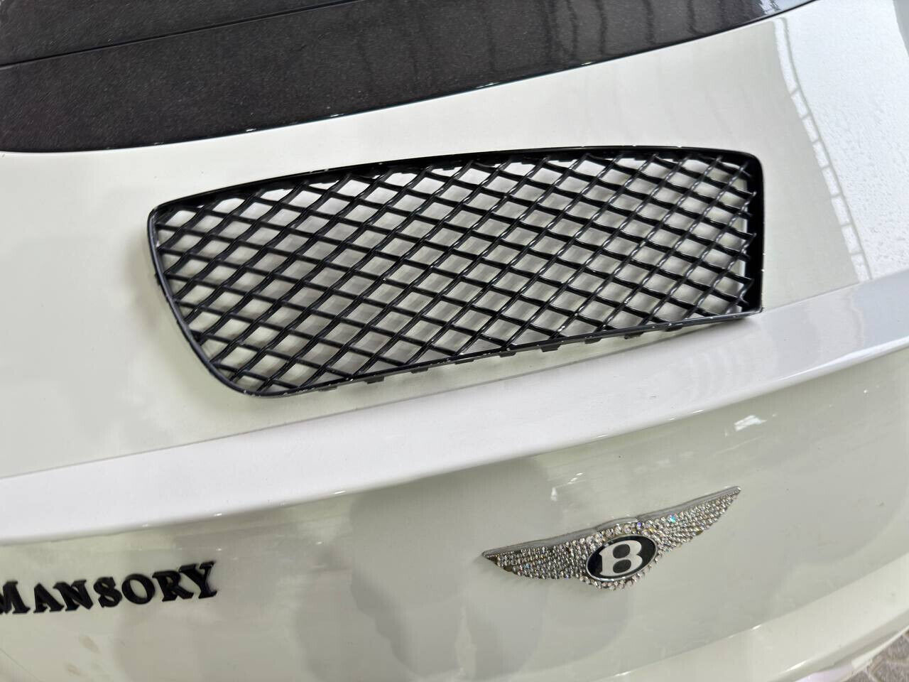 MANSORY Chrome Mesh Front Bumper Lower Grille For Bentley  Continental GT / GTC