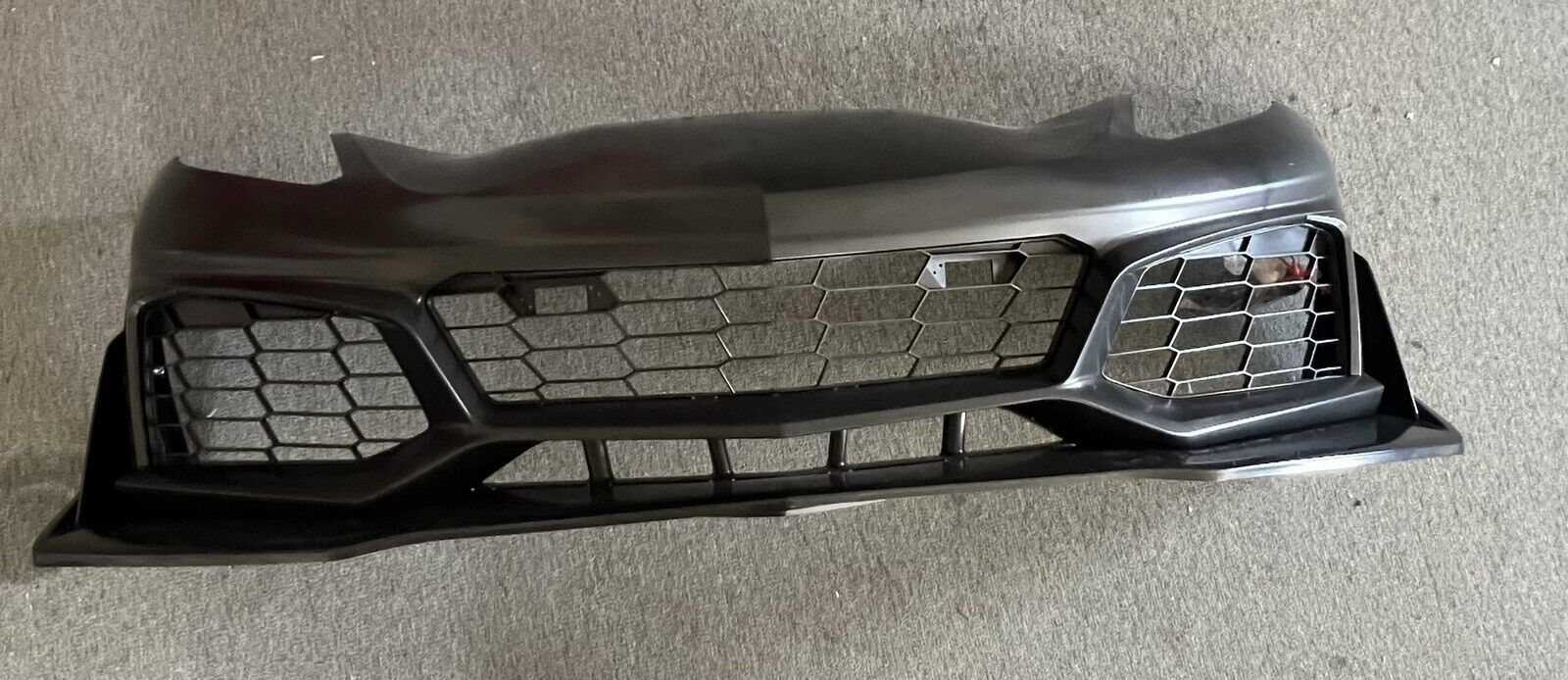 ZR1 Style Front Bumper For 2014-2019 Chevy Corvette C7 Grille Lower Lip Splitter
