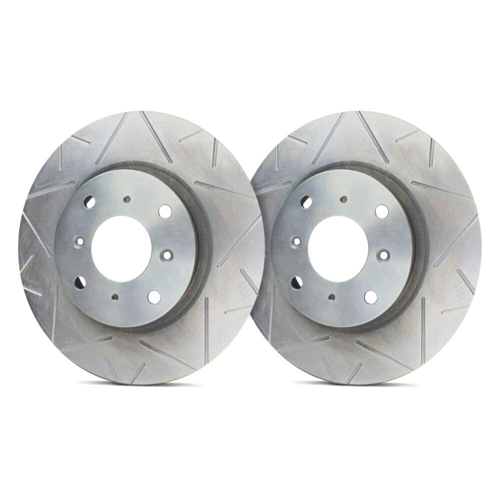 For Mercury Cougar 99-02 SP Performance Peak Slotted 1-Piece Front Brake Rotors