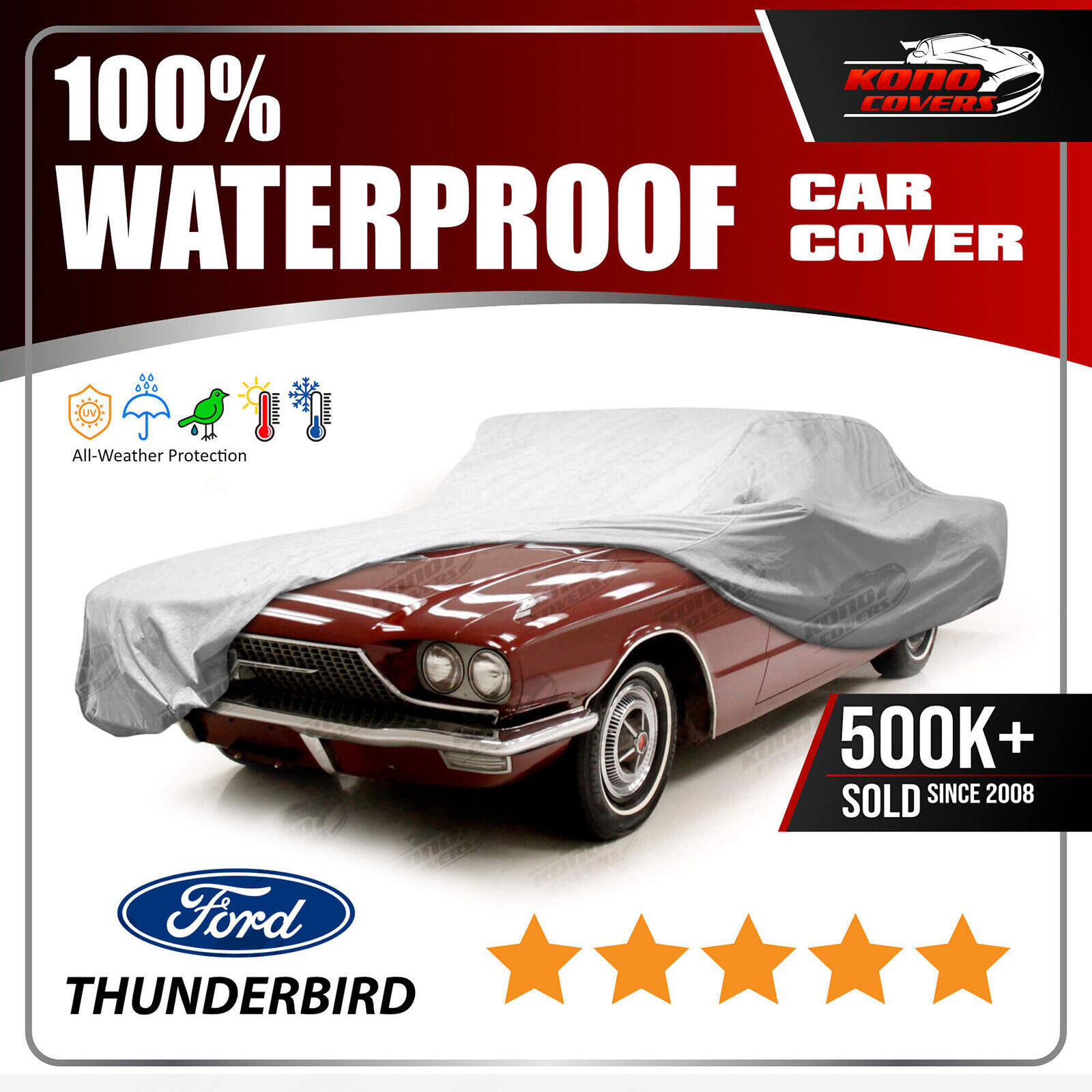 1964-1966 Ford Thunderbird CAR COVER - ULTIMATE� HP 100% All Season Custom-Fit