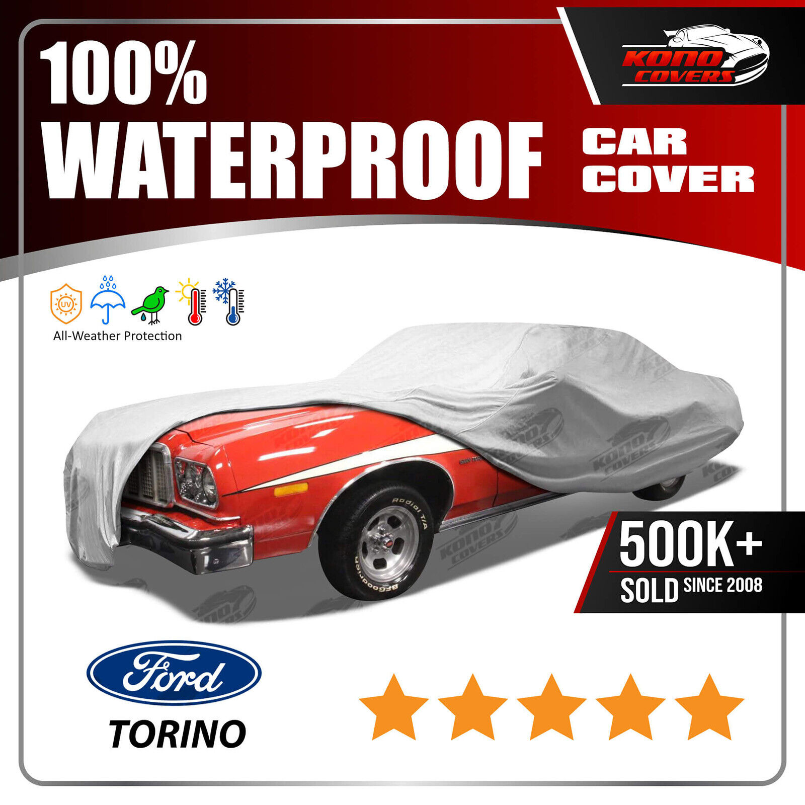 [FORD TORINO] CAR COVER - Ultimate Full Custom-Fit All Weather Protect