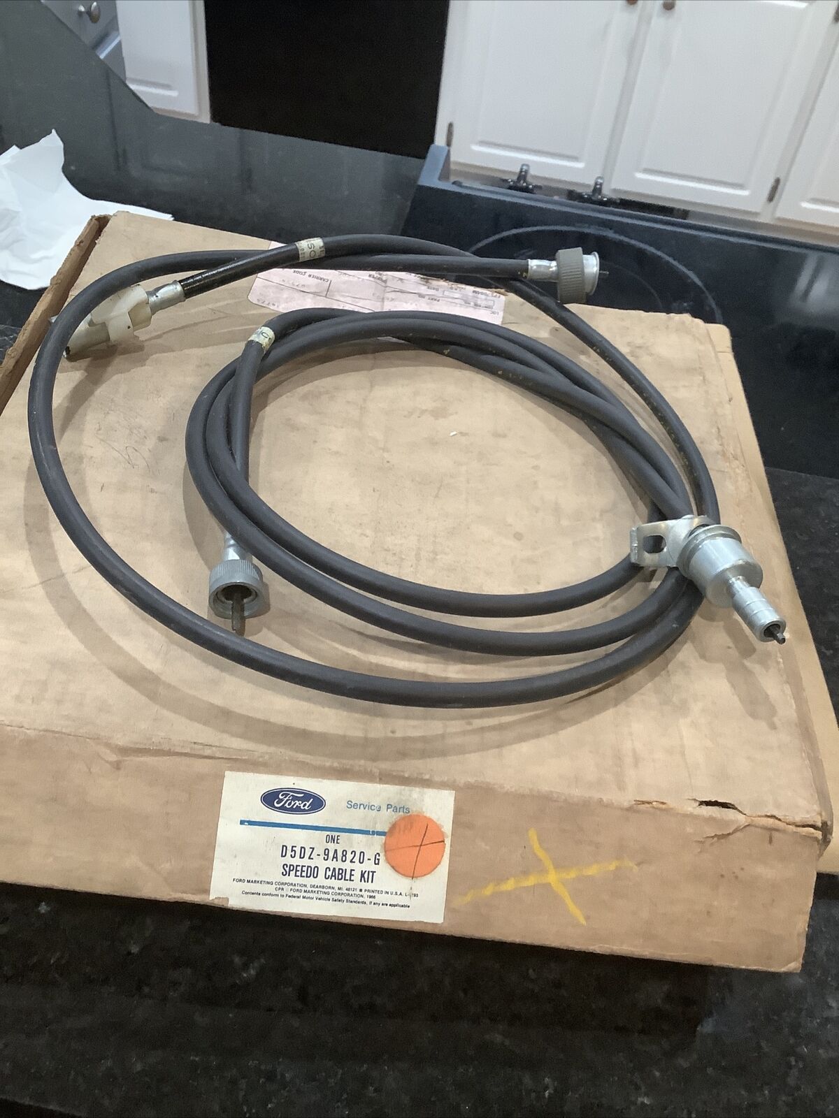 Nos 1975 Ford Granada Cruise Control Cable Set D5DZ-9A820-G