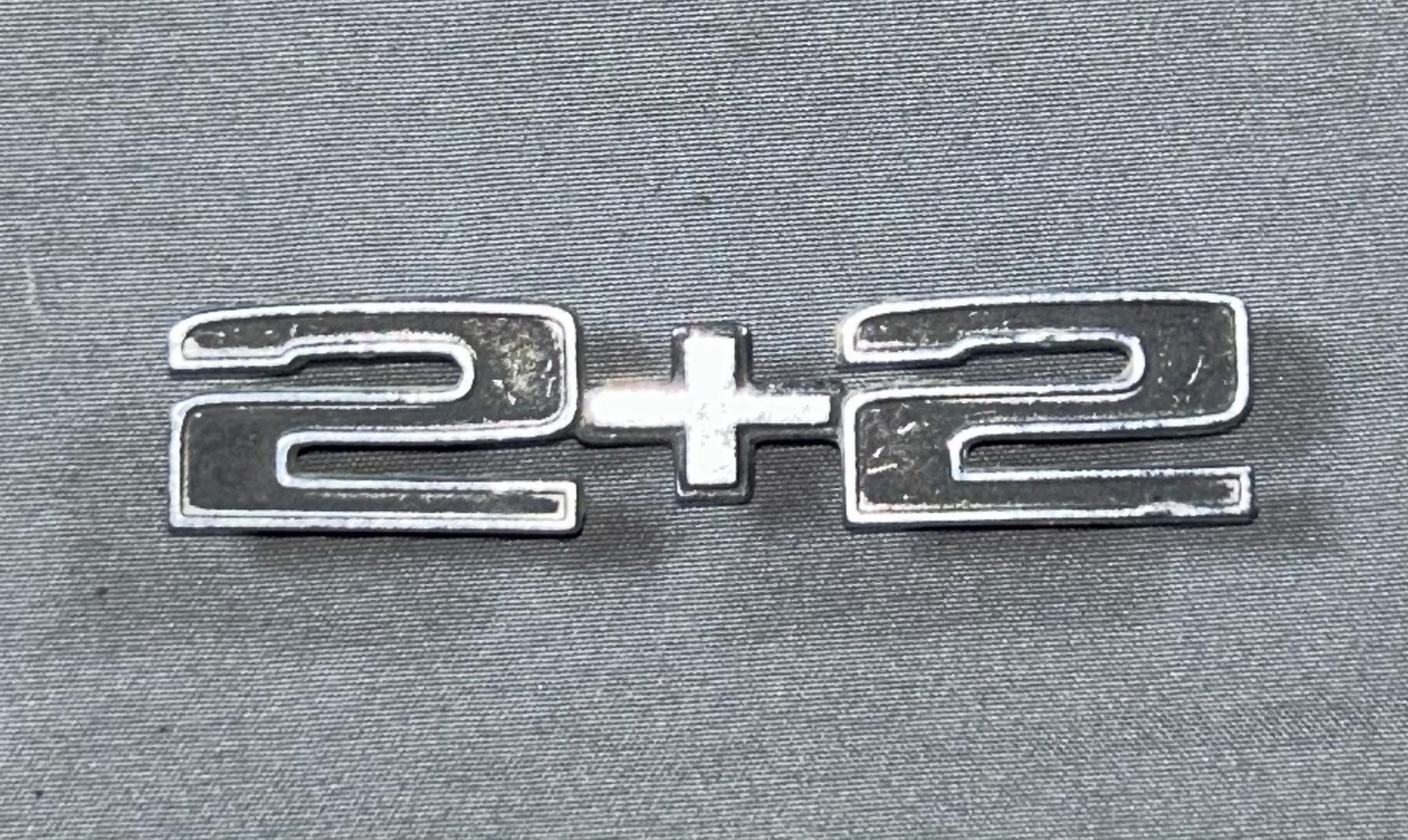 Vintage 1976 Chevrolet Chevy Monza 2+2 Car Vehicle Emblem Badge