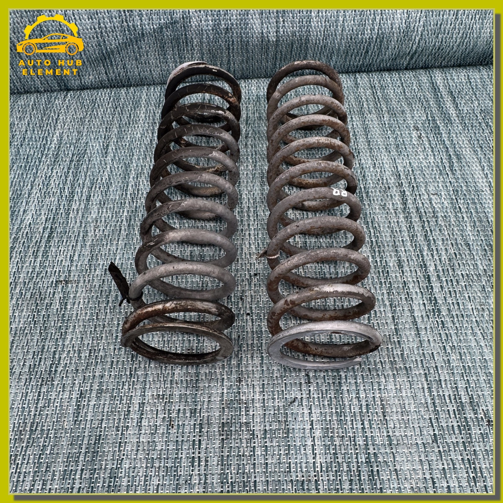 1992-1998 Bentley Brooklands Rear Coil Spring Pair Set RL RR OEM