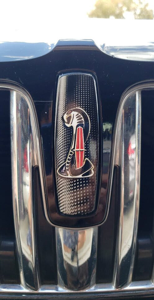 Lincoln LS 6, LS 8 front & rear Lincolnmotorsport Cobrastar emblem covers.