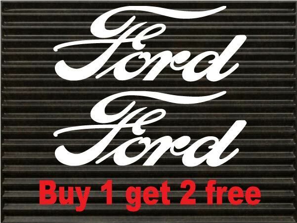 FORD Decal (Buy 1 get 2  FREE) Decal Vinyl Sticker 