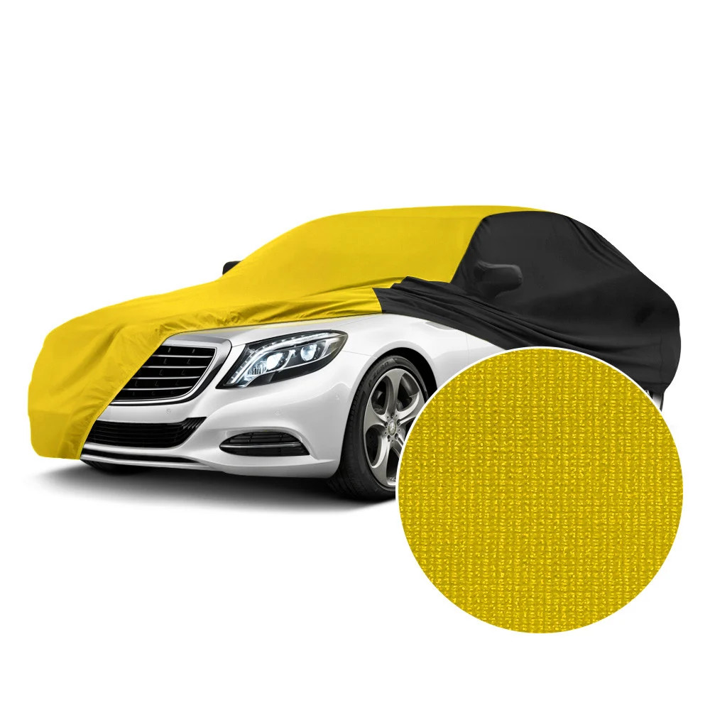 For Mercury Cougar 80-82 Car Cover Satin Stretch Indoor Velocity Yellow Custom