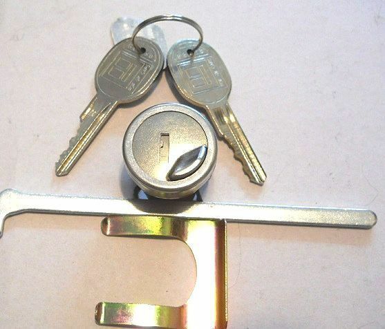 fits 1967 1968 Cad Cadillac De Ville Fleetwood Trunk Lock Set/Keys