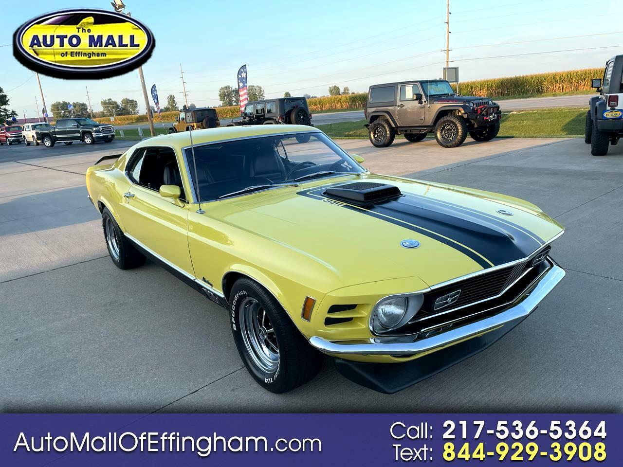 1970 Ford Mustang 2dr Cpe Premium Mach 1