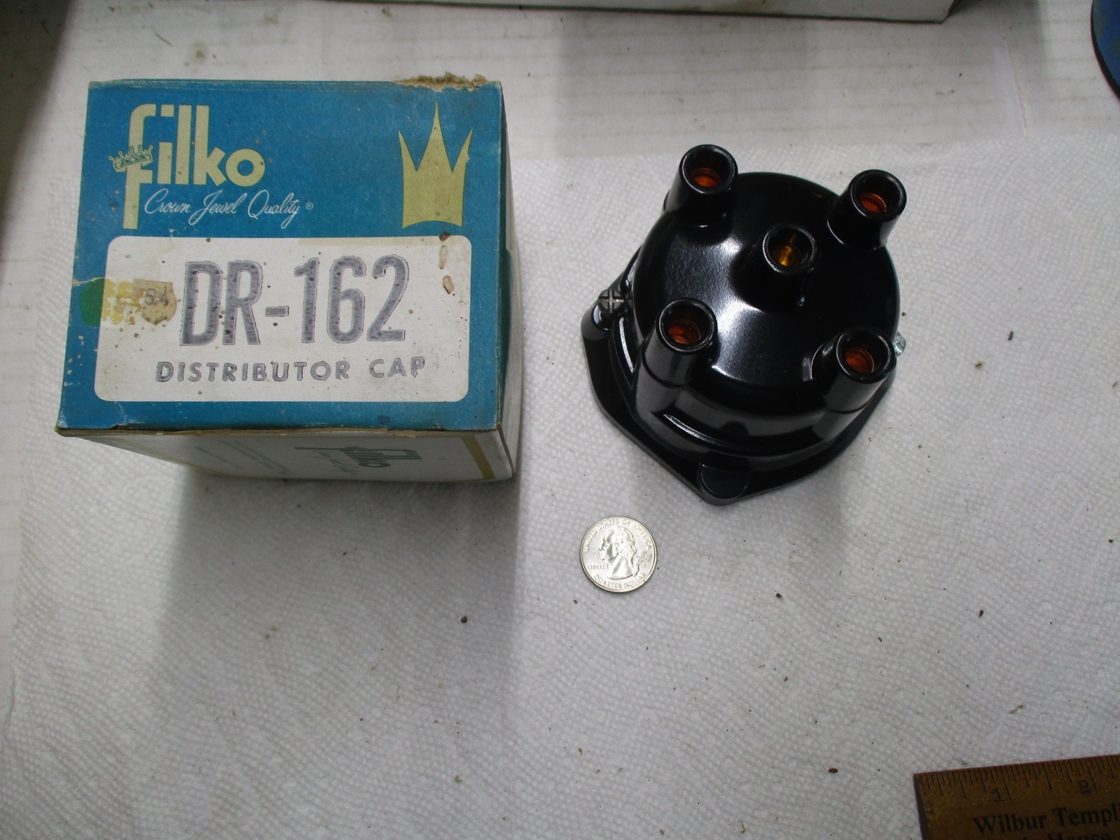 NOS 1964-1974 Acadian 4 Chevy Chevrolet 4 Cyl Vega 4 Cyl Distributor 4 Cyl  cap