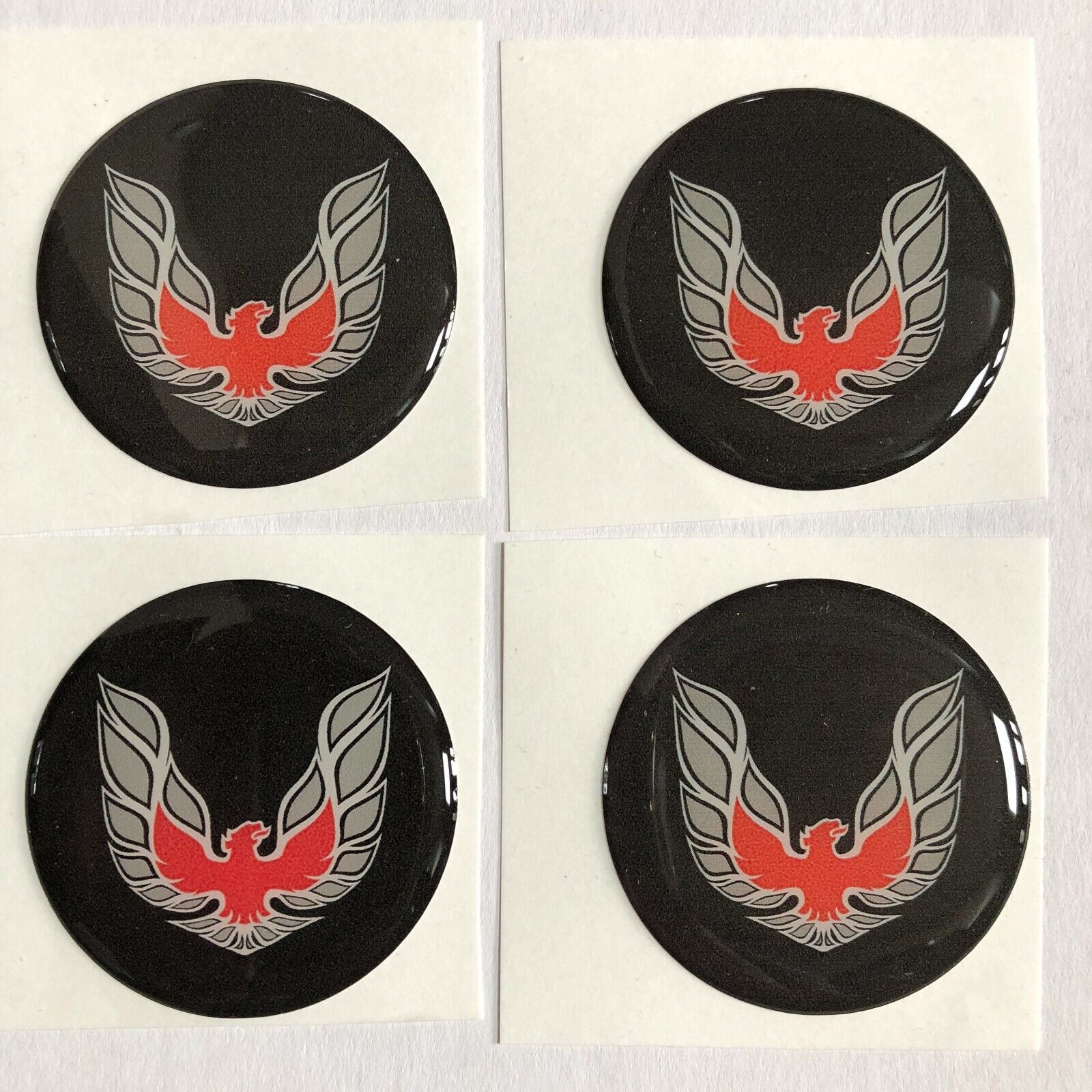Pontiac Firebird logo Center Wheel Emblem 2â€� Round Vinyl set 4