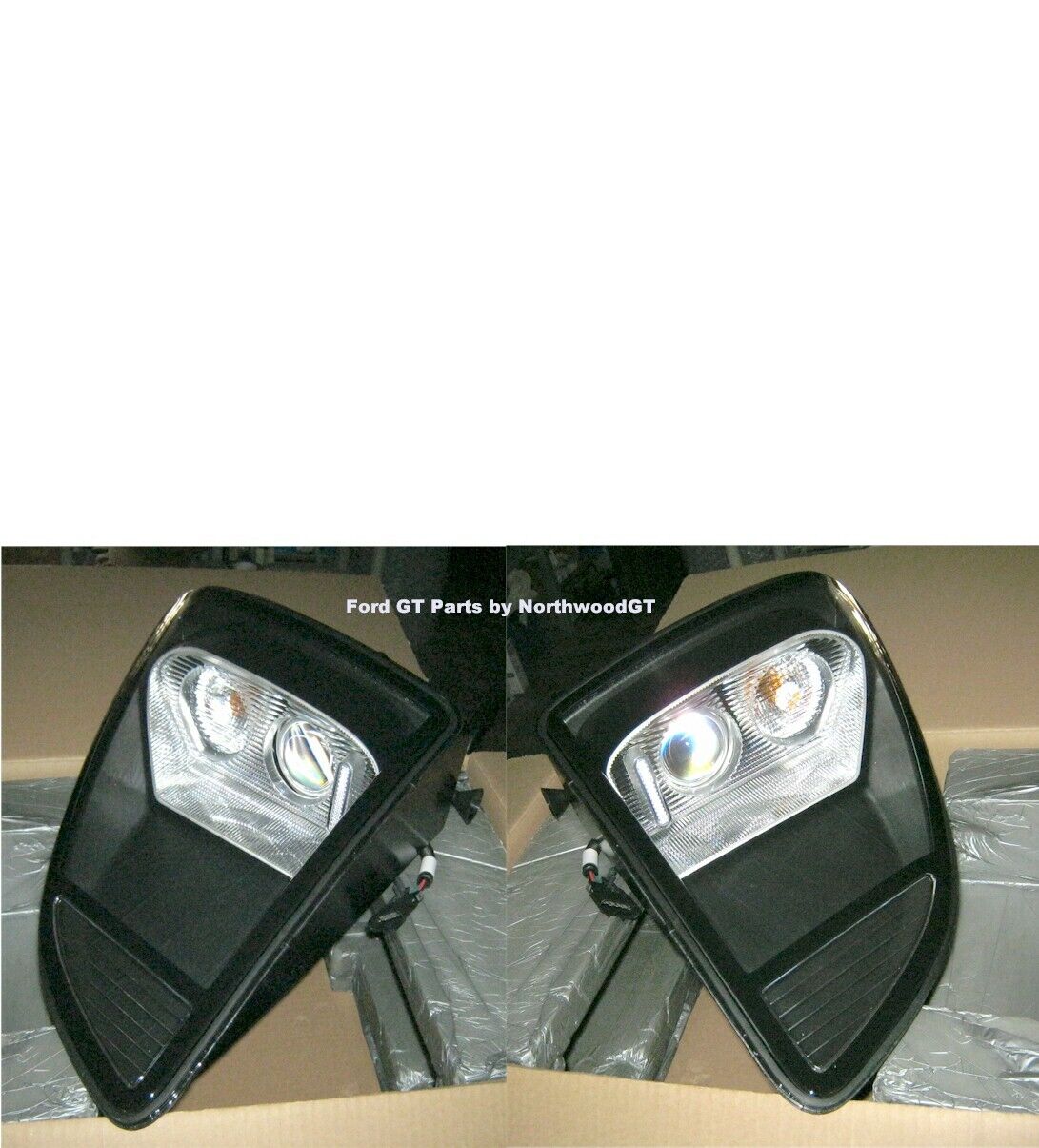 2005,2006 FORD GT GT40 SUPERCAR FACTORY OEM MATCHED HEAD LAMP SET 05/06
