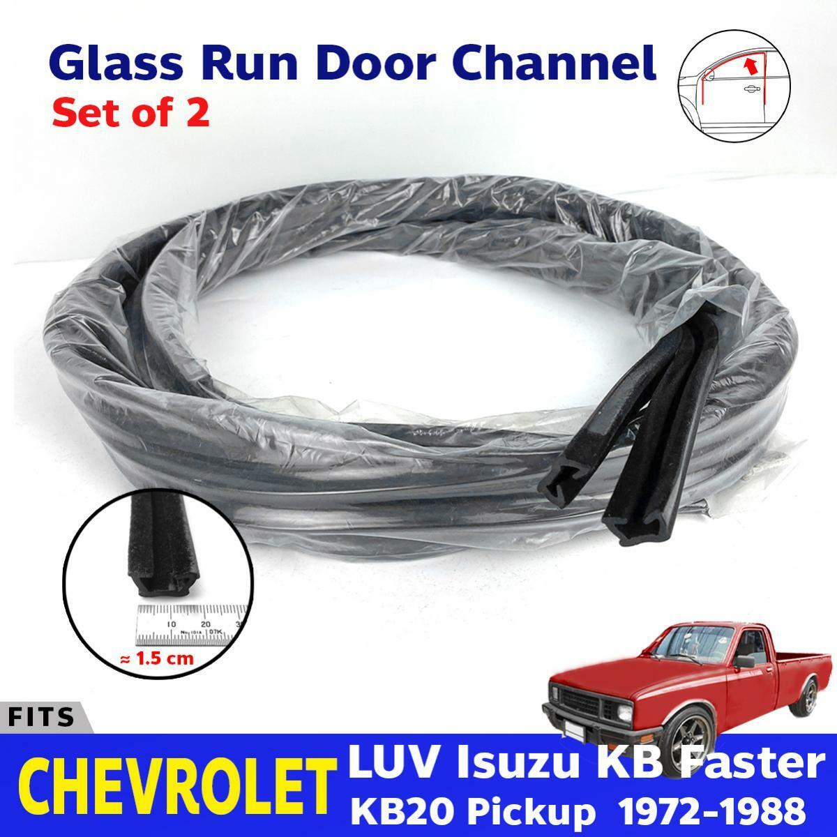 Fits Chevrolet LUV Isuzu KB Faster KB20 Pickup Door Glass Run Channel Felt 2 PC