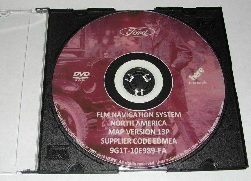 LATEST Ford Lincoln Mercury 13P Navigation GPS Road Map System Update DVD .