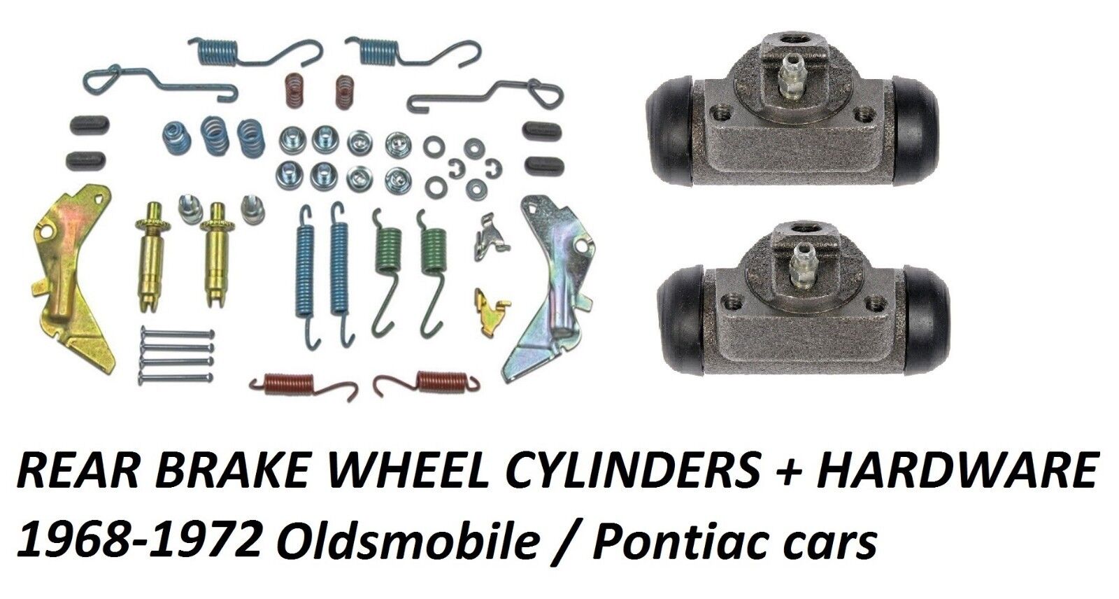 Oldsmobile Cutlass Brake Cylinder Kit for Drums Brakes Hardware Kit NEW 68-72