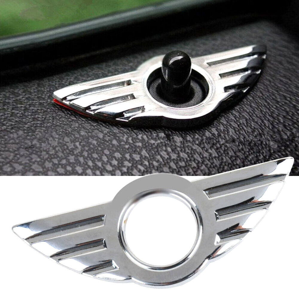 NEW Metal 3D Car Door Pin Badge For BMW MINI Cooper S ONE Roadster Clubman Coupe