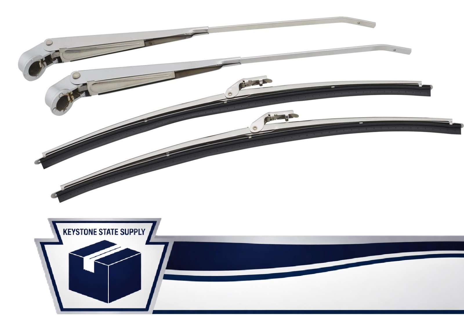 1964 1965 1966 1967 Buick GS Wiper Arm and Wiper Blade Set