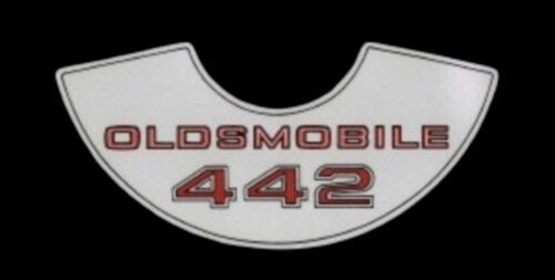 Oldsmobile 1969-72 442 Air Cleaner Decal, Olds