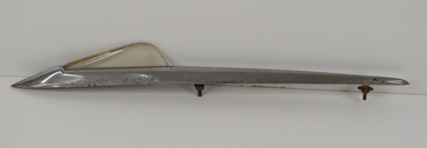1955 Studebaker President Speedster Front Fender Trim Spear Clear Lucite 299443