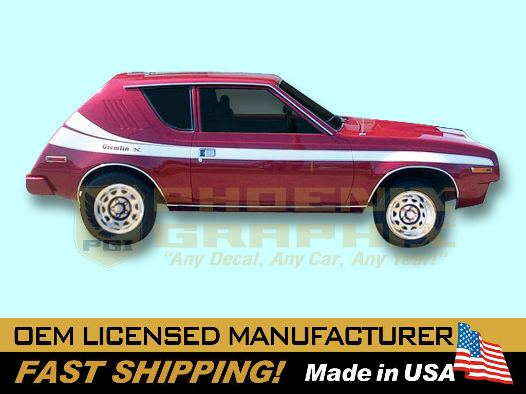 1977 AMC American Motors Gremlin X Decals & Stripes Kit