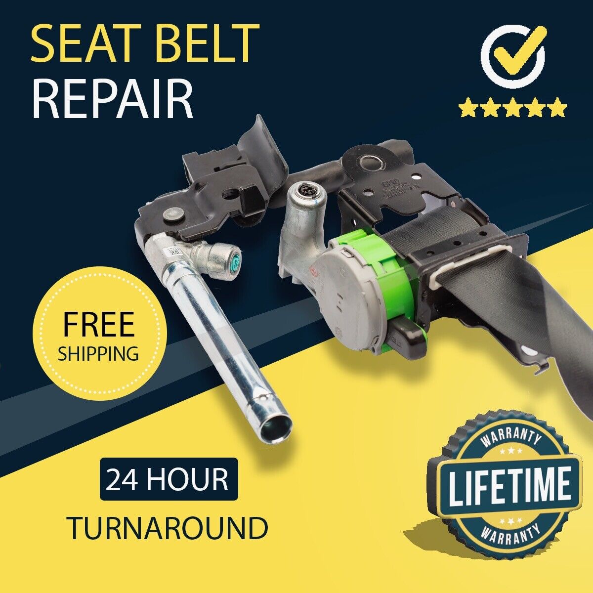 For BUICK ALL MODELS Seat Belt Dual-Stage Repair Service - 24HR Turnaround