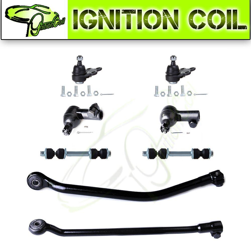 8 x Front Ball joint Tie Rods Sway Bars Fits 82-83 Pontiac J2000 Suspension