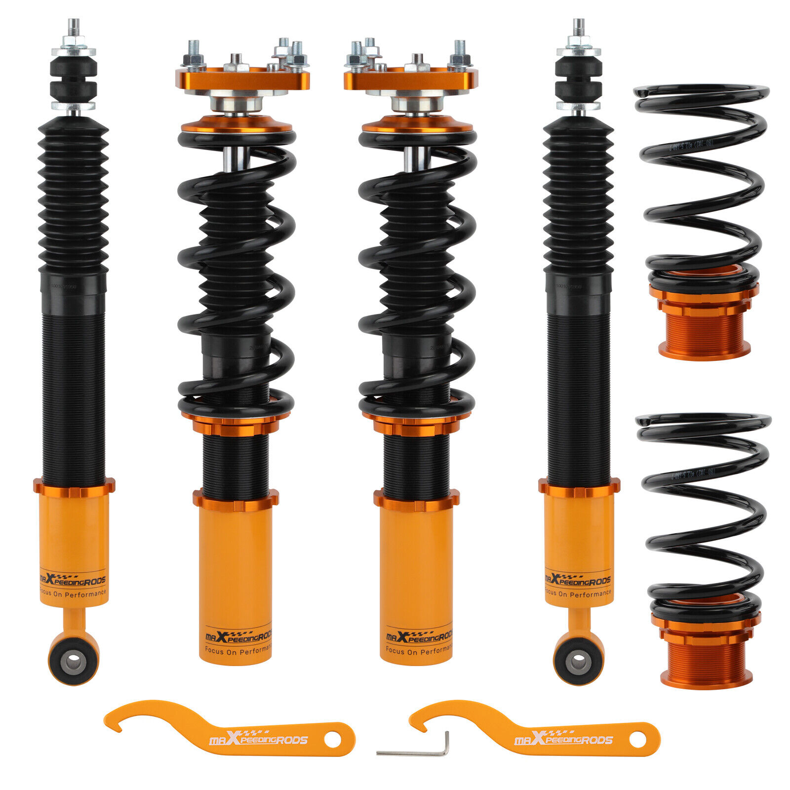 Coilovers Kits for Ford Mustang GT 4.6L 4th 94-04 Adj. Height&Mounts Shocks 1999